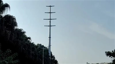 עמוד הילוכים ראשי 33kV-קו פלדה